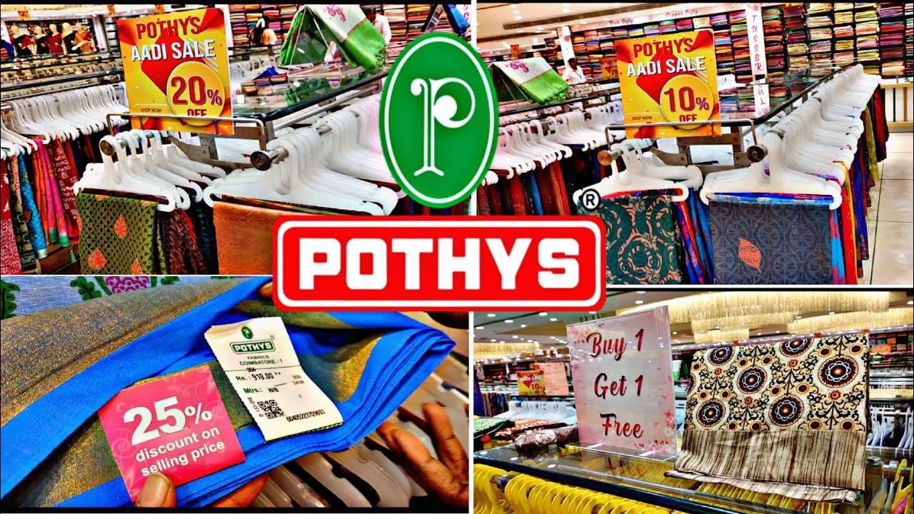 POTHYS Aadi sales 25%20%10%Discount &Combo Offers Daily Office Wear ...