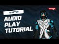 🎵 Flutter Audio Player Tutorial | Play Audio from API using just audio 🎧