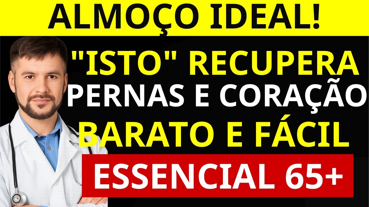 Idosos: 3 alimentos que fortalecem as pernas e os nervos enquanto dorme | Saúde do idoso