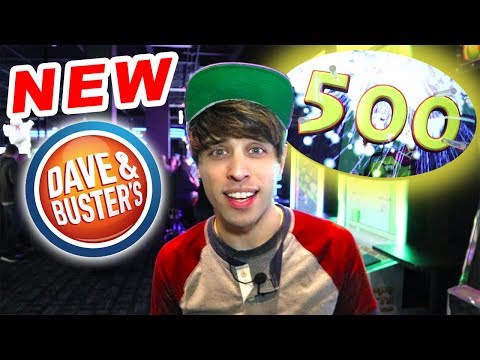 I Win Tons Of Jackpots And Prizes At A New Dave And Busters Arcade!