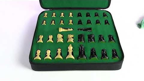Display Storage for Wood Chess Pieces