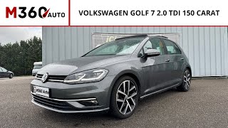 Présentation Volkswagen Golf 7 2.0 Tdi 150Ch Dsg7 Carat Exclusive