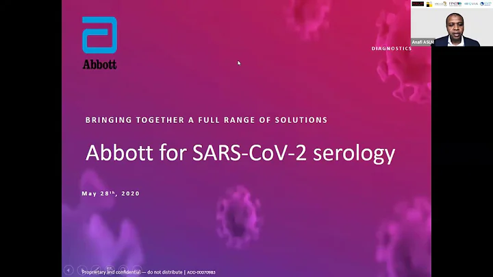 COVID-19 ECHO Session #13: Manufacturers of COVID-19 Molecular Diagnostics Tests: Abbott Serology