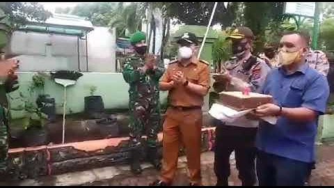 Kapolsek dan Camat Medan Timur Beri Surprise Danramil
