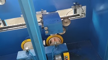 #17DWT Intermediate  fine copper wire drawing machine with annealer and double spooler 1