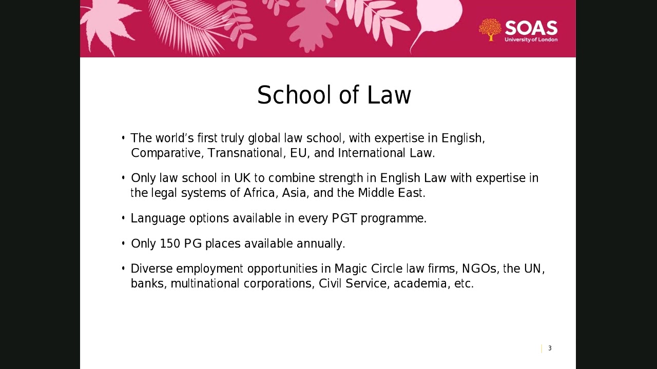 phd in law soas