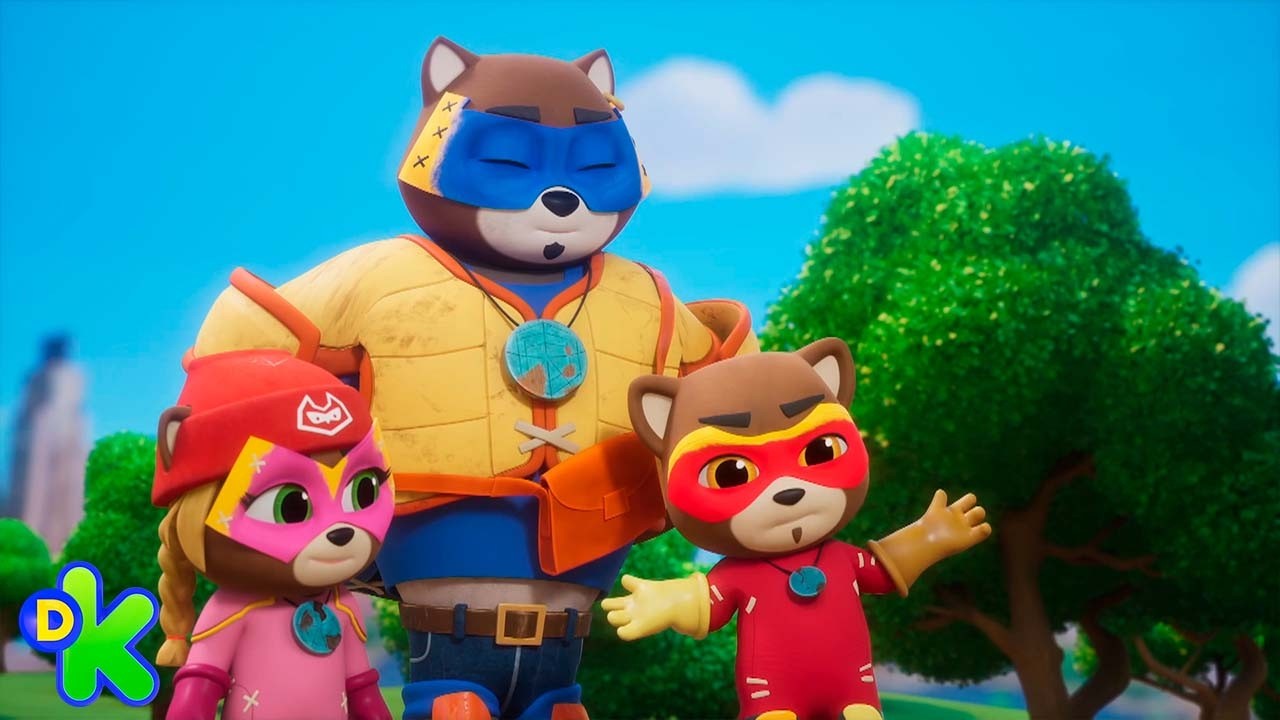 The heroes face the Rakoonz | Talking Tom Heroes: Friends with