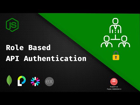 भूमिका आधारित एपीआई प्रमाणीकरण | नोड एक्सप्रेस MongoDB | भाग 1