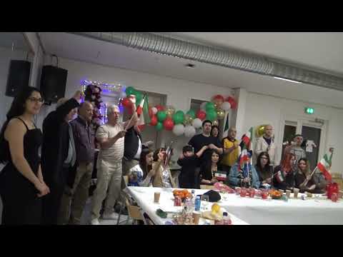 MEK Supporters in Copenhagen Celebrate Nowruz, Supporting the Resistance Units for a Free Iran