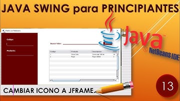 13.- Java Swing : Cambiar Icono a JFrame