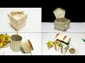 4 MANUALIDADES (caja) con palitos de helado Faciles y Bonitas paso a paso #260 | DIY Manualidades