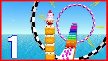 Stack Block - Gameplay Walkthrough Part 1 - All Levels 1-15 (Android,iOS)