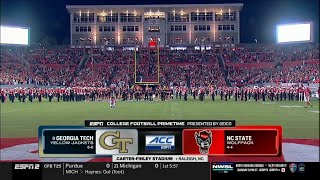 ESPN CFB Primetime intro | 8 Georgia Tech @ NC State | 11/1/2025