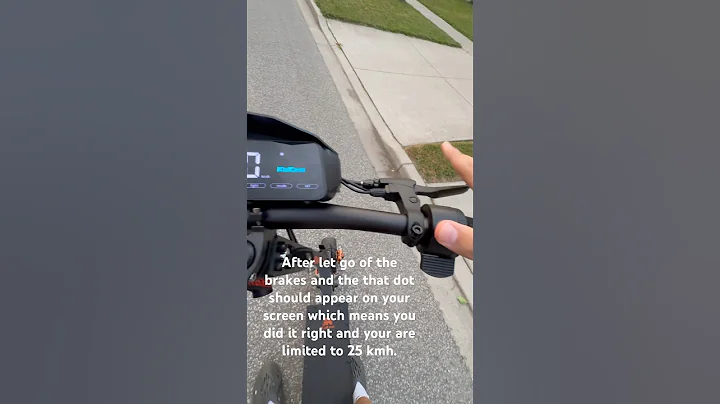 How to enable and disable police mode on the kukirin g4 and g2 to go from 70+ kmh to 25 kmh.