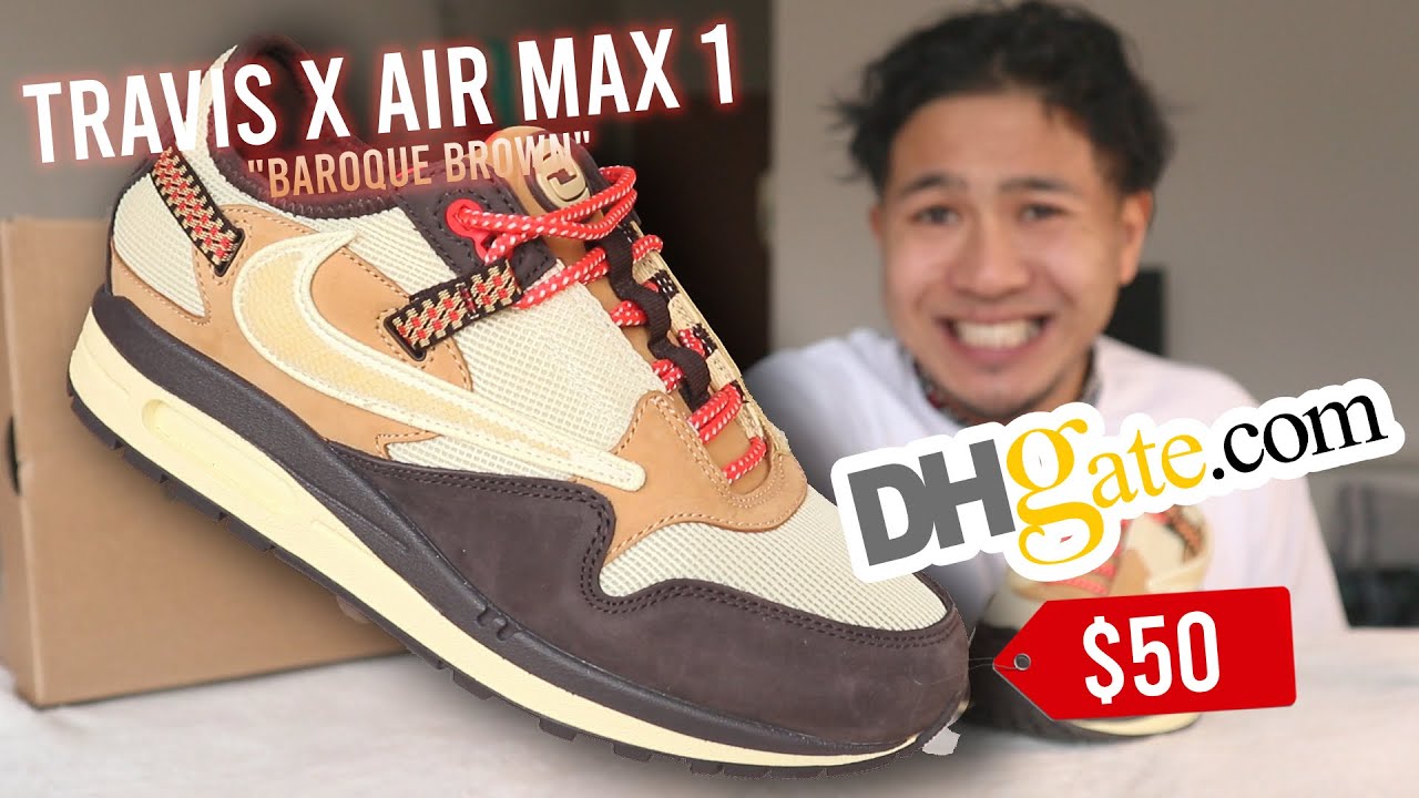I Bought The Most Controversial Sneaker From DHgate.com (FAKE Travis Scott  x Air Max 1 Review!!) 
