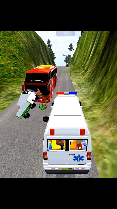 bus simulator Indonesia ambulance mod #sorts #bussid #gaming