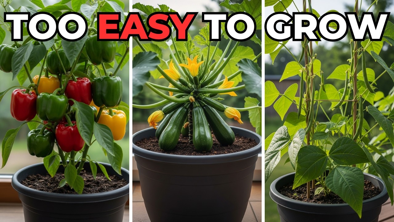 12 Vegetables That Are Too EASY to Grow - Perfect For Lazy Gardeners!