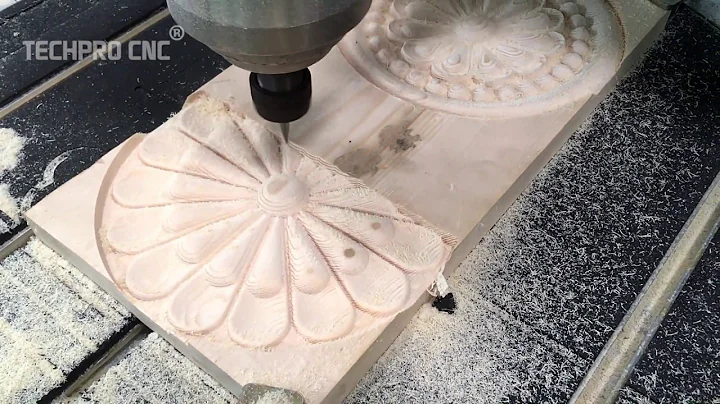 TechPro 3 Axis Wood CNC  Router 3D Carving