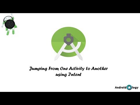 Jumping From One Activity to Another using Intent | Android Studio | AndroidOlogy