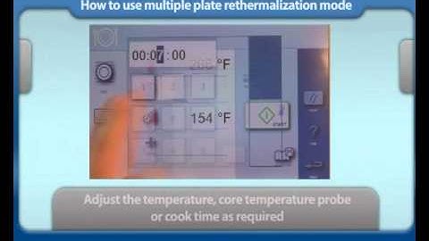 Convotherm easyToUCH - Rethermalizing | How to use the multiple plate rethermalization mode