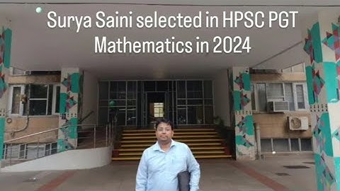 HPSC PGT Mathematics interview questions asked to me