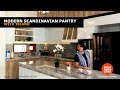 DAPUR SCANDINAVIAN MODERN MEWAH SEMI INDUSTRIAL (dengan ISLAND) 2019