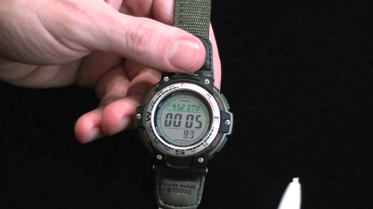 Review: Casio Twin Sensor SGW-100-3V YouTube