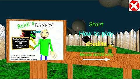 Baldis Basics BBRMS 3 Two floor together gameplay