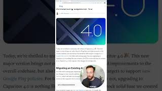 Capacitor 4.0 MAJOR RELEASE 🎉 #shorts screenshot 5
