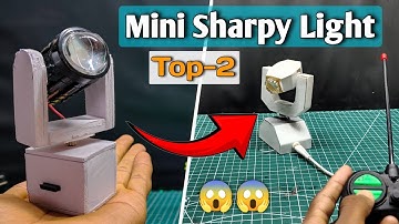 Top 2 amazing Moving Sharpy light 😱🔥how to make mini sharpy light | mini sharpy light kaise banaye