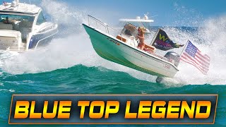 BLUE TOP LEGEND AIRS OUT THE NEW BOAT AT BOCA INLET !! | HAULOVER INLET BOATS | WAVY BOATS