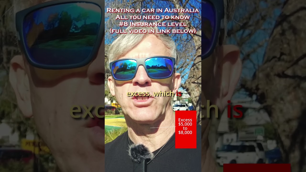 FACT #8 Insurance level in Australia (8/15 Renting a car in Australia - 15 facts to know)