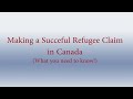 Making a Successful Refugee Claim in Canada (Ontario)