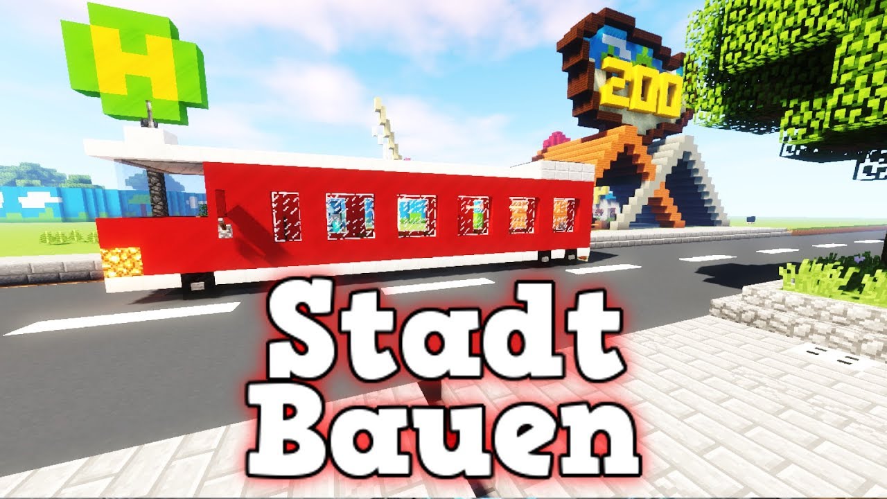 Wie baut man eine Stadt in Minecraft deutsch | Minecraft Stadt bauen