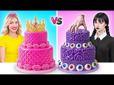 Barbie vs Wednesday Cooking Challenge | Fantastic Food Hacks by Multi DO Joy