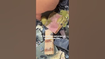 🎄Rebatching handmade soap into Christmas coal!