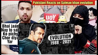 Pakistani reacts on  Salman Khan Evolution (1988-2022)