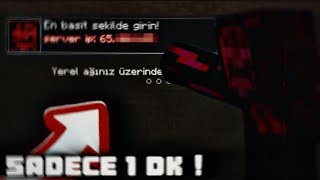 EN BASİT ŞEKİLDE CODEMAN SUNUCUSUNA NASIL GİRİLİR? - Minecraft