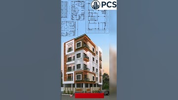 Modern House Front Elevation Design in SketchUp and Enscape #shorts