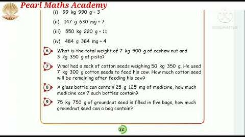 5th Std | Maths | Term 2 | Unit - 4 | Measurements | Exercise 4.1