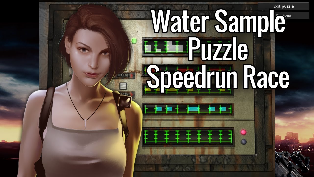 Resident Evil 3 Water Sample Puzzle Race against Jtegh and Snipz YouTube
