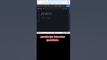 JavaScript interview questions #coding #javascript #shorts #developer #programming #webdevelopment