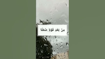 آية رقم ٥٤ من سورة الروم بصوت القارئ #سعد_الغامدي
