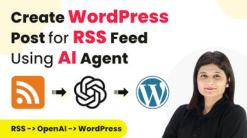 How to Create WordPress Post for RSS Feed Using AI Agent | RSS to WordPress