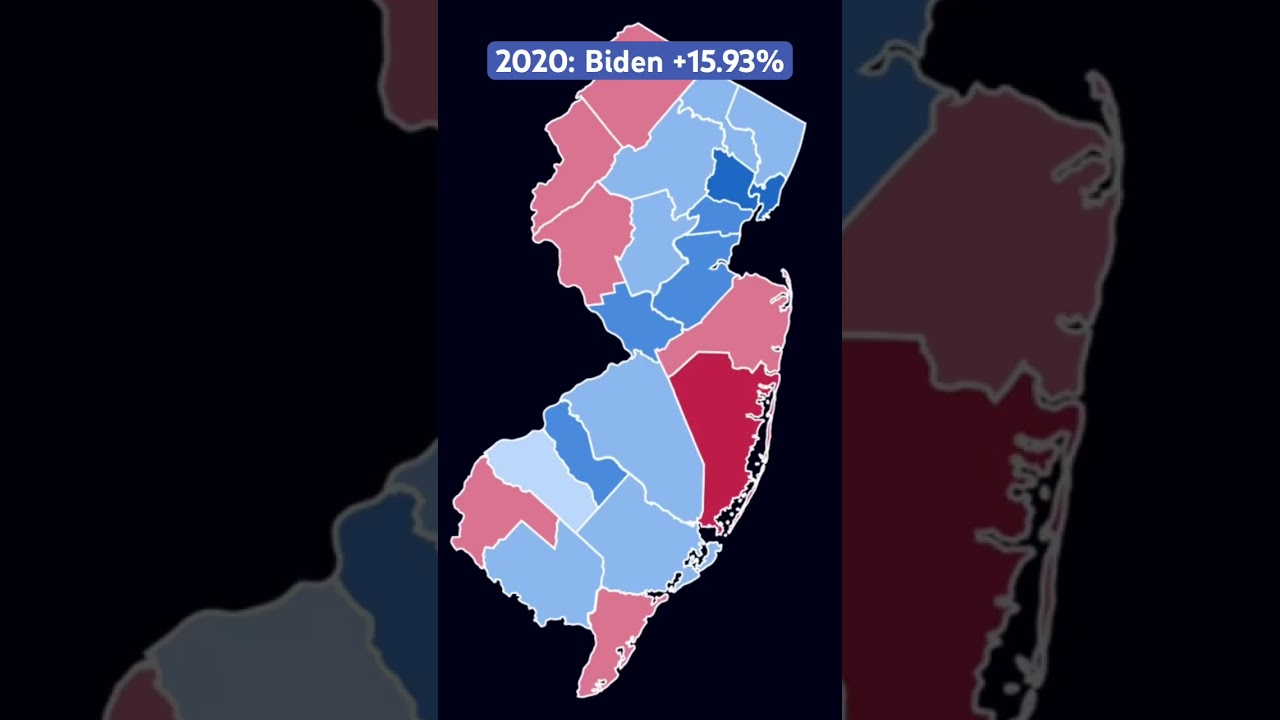 How New Jersey SHIFTED from 2020 to 2024! 