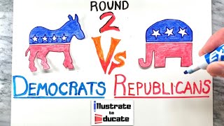 2024 Democrats VS Republicans- Round 2 | What is the difference between Democrats and Republicans?