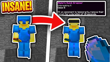 INSANE QUICKDROPPER OWNER ITEM! *REMOVES HELMET* - HCF ONLY USING A HOTBAR (3) | Minecraft HCF
