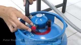 Regulator Blue Gaz + Selang Blue Gas + Clamp