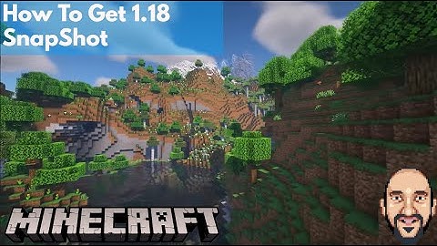 How to get 1.18 Snapshot in Minecraft EASY
