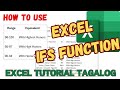 Paano gamitin ang IFS Function sa Excel sa paglalagay ng Academic Excellence Awards?
